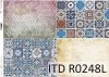 papier decoupage Vintage, kolorowe kafelki, tła, tapety*vintage decoupage paper, colorful tiles, backgrounds, wallpapers